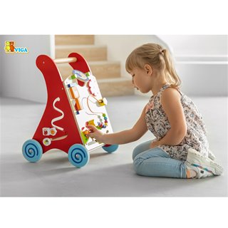 Acitivity baby walker - red